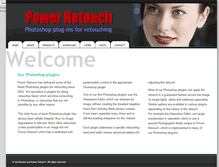 Tablet Screenshot of powerretouche.com